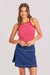 sadie and sage jukebox knit tank red white front