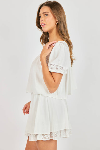 sadie and sage misty lace inset top ivory side
