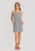 sadie and sage mustang gingham mini navy front