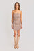 sadie and sage mustang gingham mini skirt brown