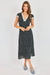 sadie and sage new romance midi dress midnight multi front