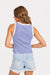 sadie and sage palma knit tank blue white back
