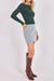 sadie and sage ronan boat neck knit top green