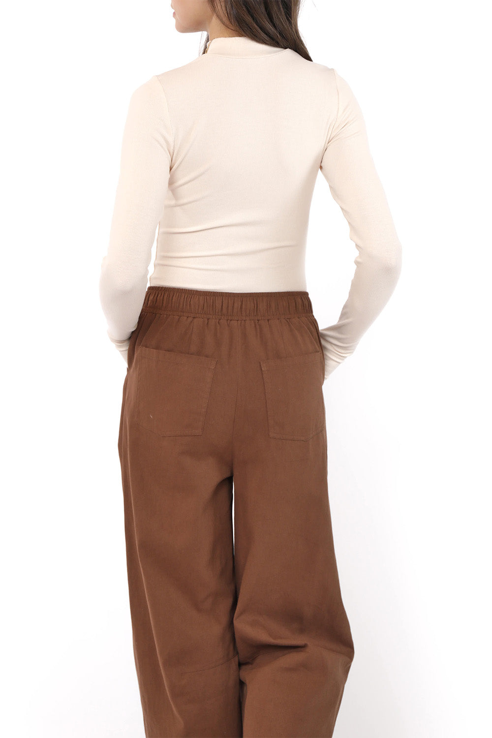 sadie and sage ronan top with thumbholes  cream back