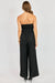 sadie and sage royale tube jumpsuit black back