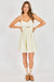 sadie and sage shades on cutout mini dress ivory
