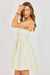 sadie and sage shades on cutout mini dress ivory side