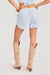 sadie and sage starlet gingham shorts sky blue back