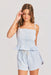 sadie and sage starlet gingham top sky blue front