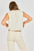sadie and sage statuesque shirred tank cream back