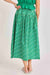 sadie and sage sun escape midi skirt kelly green multi back