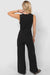 Sadie & Sage - Think Poetic Jumpsuit - Black - Back