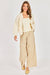 sadie and sage weston zip up sweater cream
