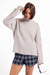 Sage the Label Athena Sweater in Fog — Front view