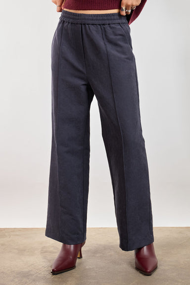 Sage the Label Bowie Trouser in Slate — Front view