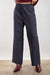 Sage the Label Bowie Trouser in Slate — Front view