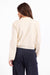 Sage the Label Charlotte Cardigan in Ivory — Back view