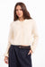 Sage the Label Charlotte Cardigan in Ivory — Front view
