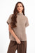 Sage the Label Granger Sweater Vest in Taupe — Front view
