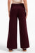 Sage the Label Secret Society Corduroy Pants in Wine — Back view