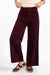 Sage the Label Secret Society Corduroy Pants in Wine — Waist detail view
