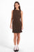 Sage the Label Simmons Shift Dress in Oak Ivory — Full-body view