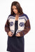 Sage the Label Sweet Rose Sweater Jacket in Navy Oak Multi — Front view