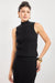 Sage the Label Tabitha Sweater Tank in Black — Front view