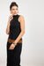 Sage the Label Tabitha Sweater Tank in Black — Quarter view