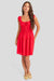 sage the label ariel mini dress red