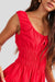 sage the label ariel mini dress red detail