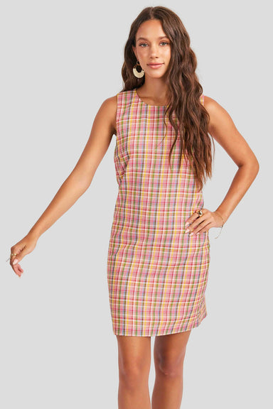 sage the label beachside leisure dress multi front