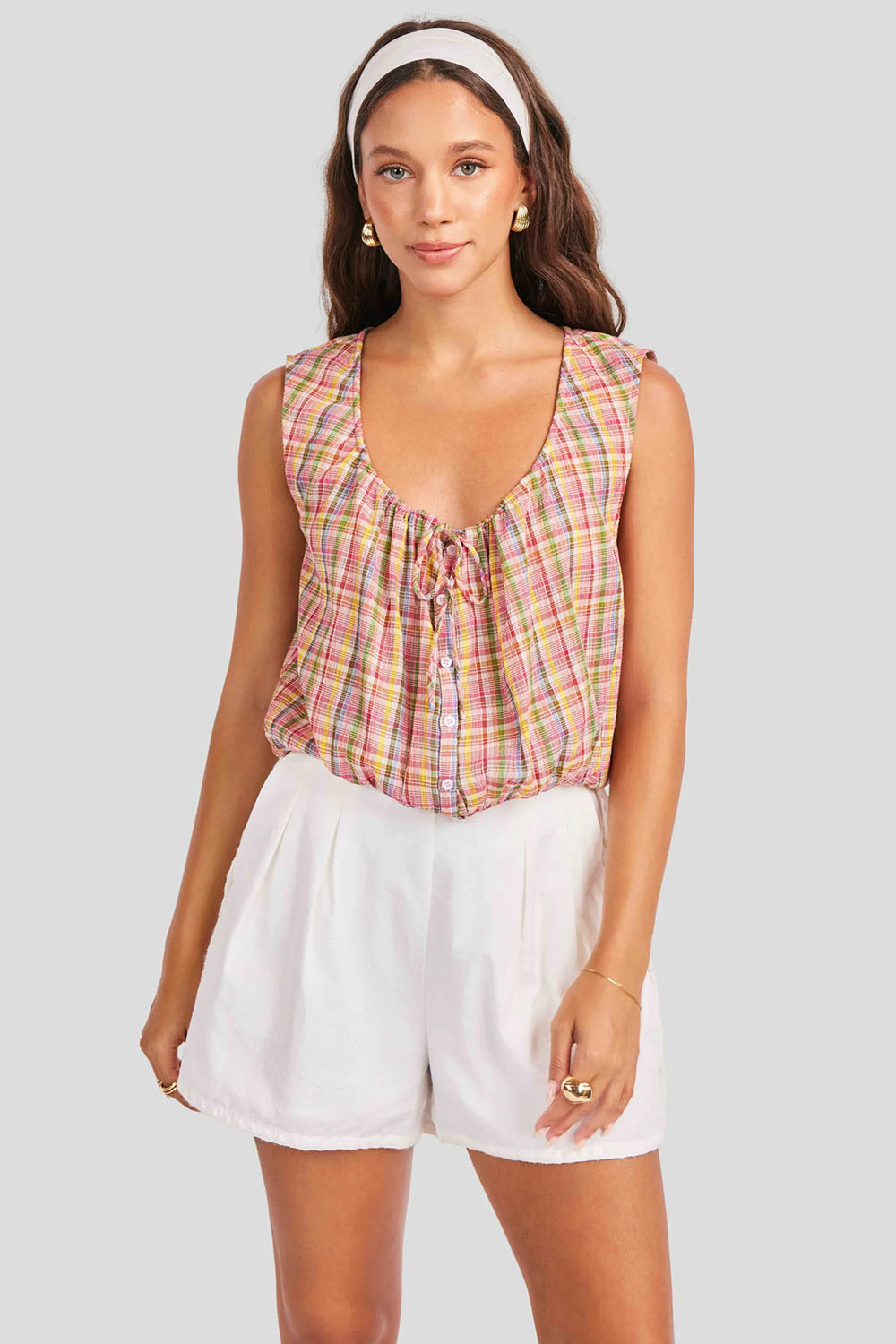 sage the label beachside leisure tank multi front