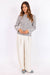 sage the label borough stripe sweater navy multi