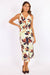 sage the label day in the city midi dress lime multi front