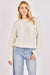 sage the label helena cable knit sweater ivory front