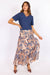 sage the label janice short sleeve sweater navy