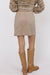 sage the label kisses mini skirt khaki back