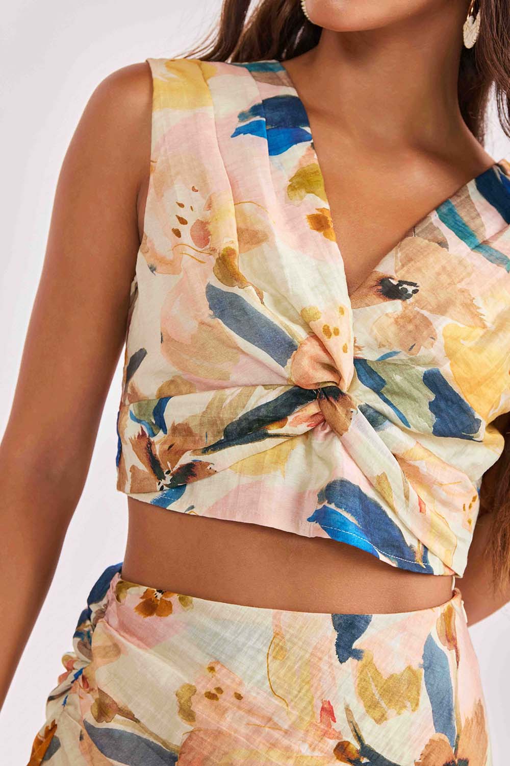 sage the label mangrove crop top multi detail