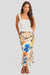 sage the label mangrove midi skirt white