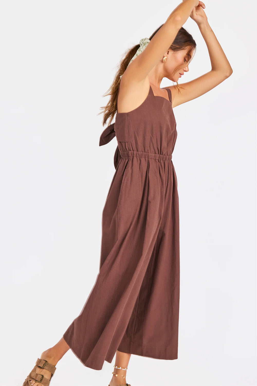sage the label myka jumpsuit oak side