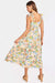 sage the label nostalgic paradise dress coral rose multi back