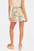 sage the label nostalgic paradise shorts coral rose multi back