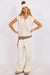 sage the label opal half zip sweater vest ivory