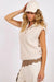 sage the label opal half zip sweater vest ivory side
