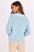 sage the label phoebe v neck sweater dusty blue back