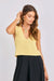 sage the label pineapple sweater tank lemon front