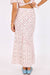 sage the label rosebud maxi skirt pink multi back