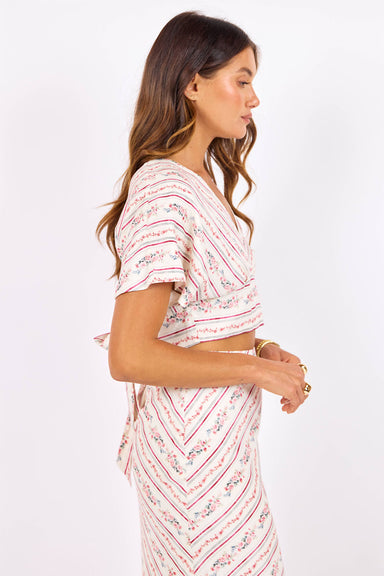 sage the label rosebud open back top pink multi side