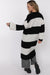 sage the label suki duster cardigan black whiteback